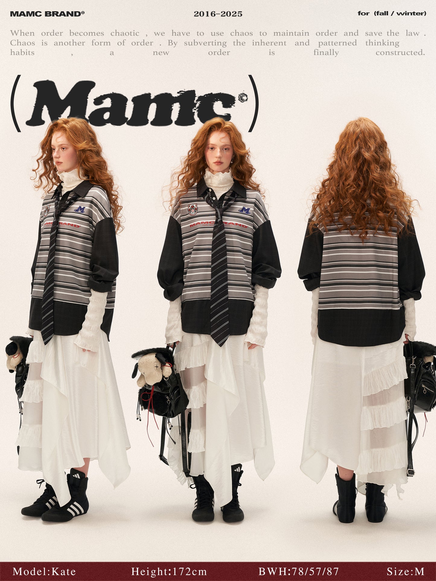 MAMC Retro Striped Polo Shirt