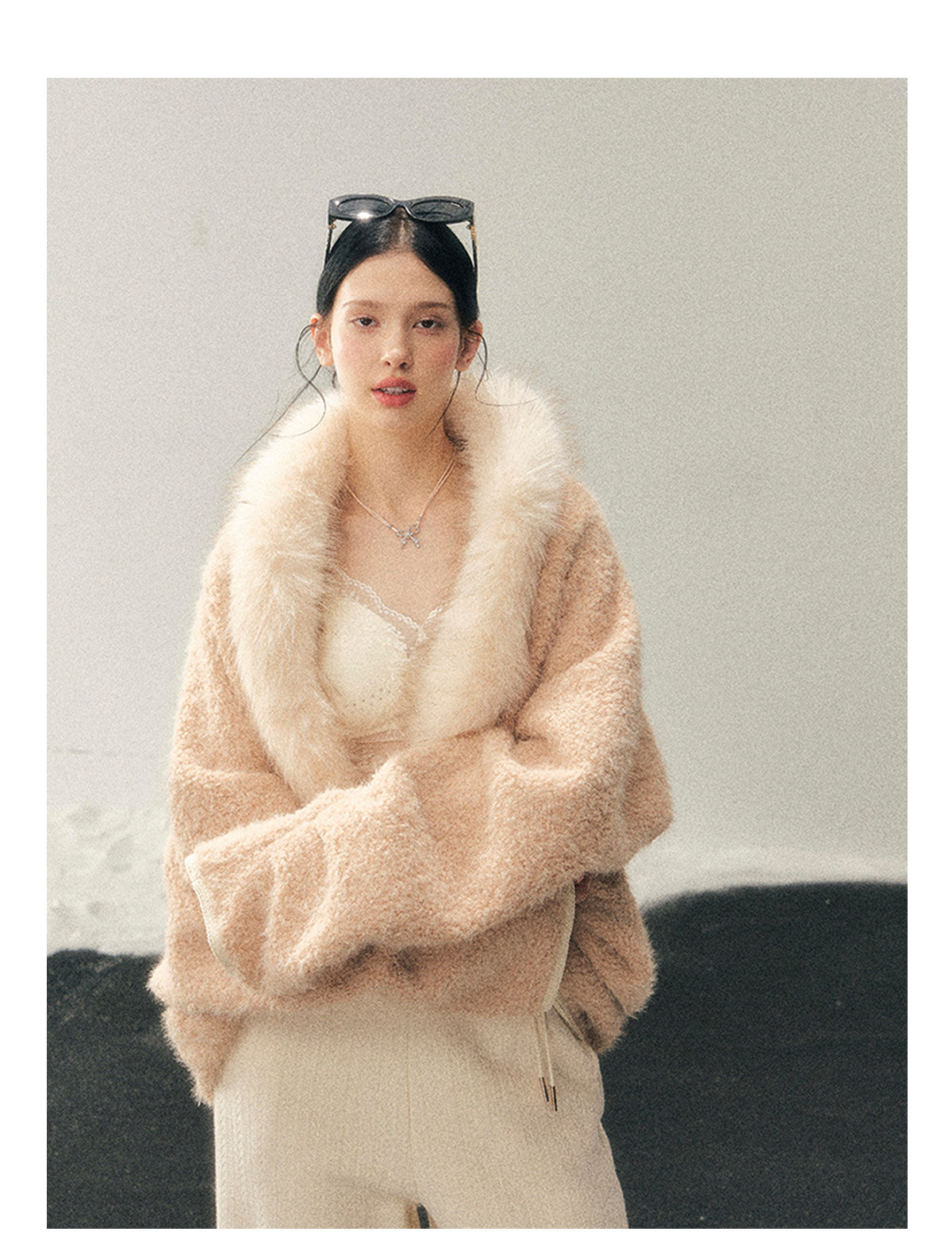 ShaoYeYan Aomalm Velvety Sigh French Plush Coat