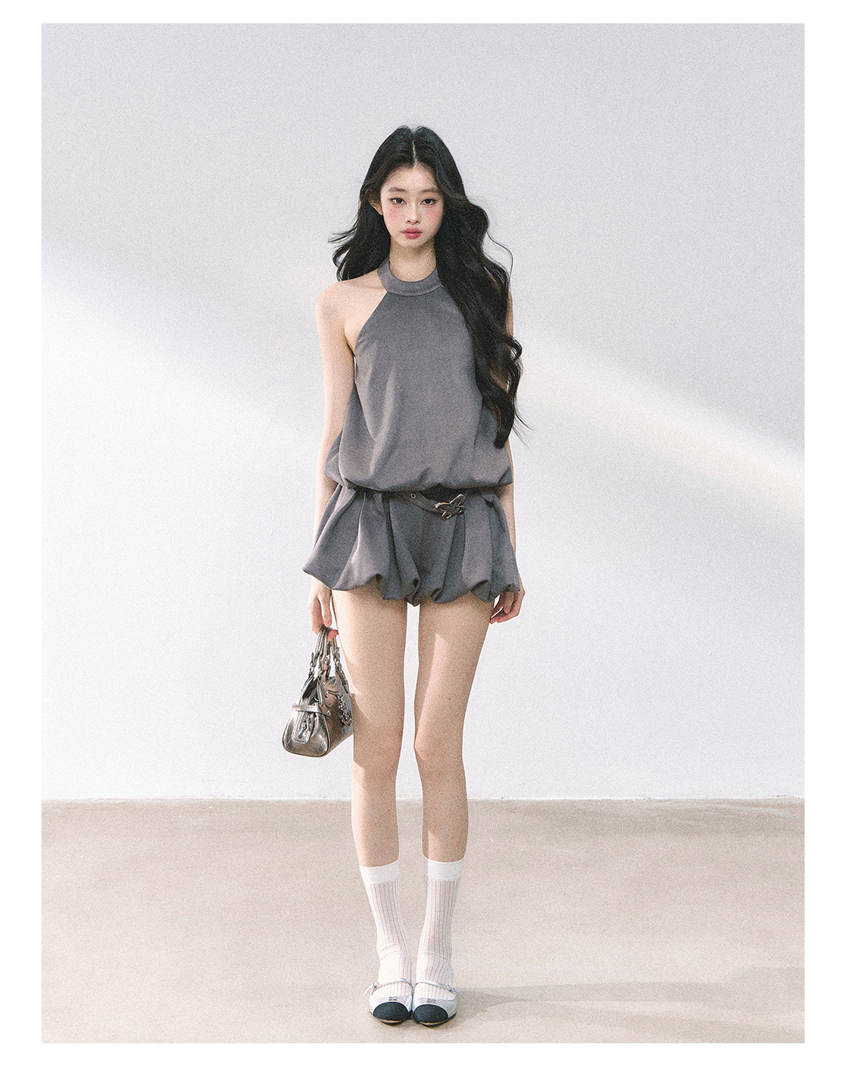 SHAOYEYAN Ginza-inspired Floral Bustier Dress