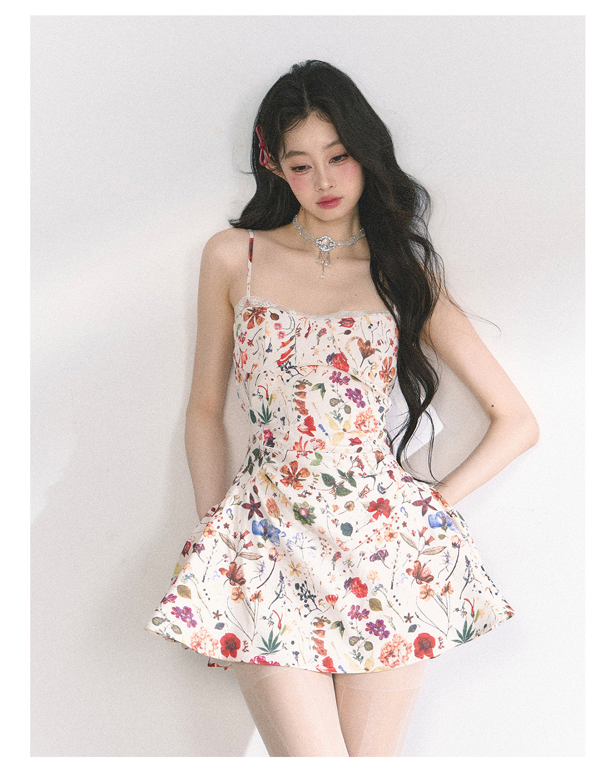 SHAOYEYAN French Floral Lace Sundress