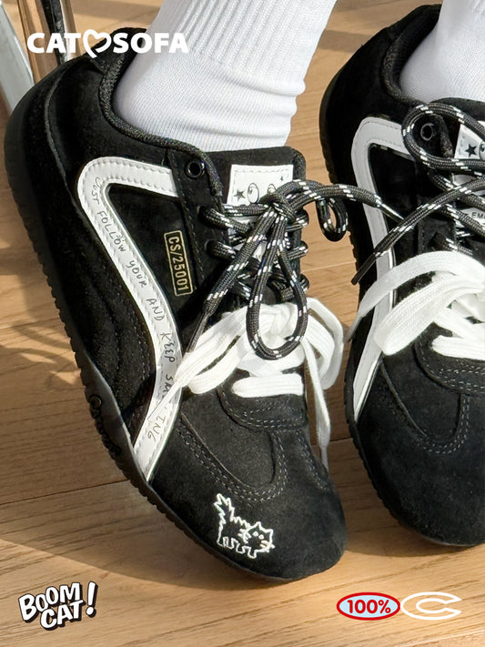 Cat&Sofa Emoji-Lab Puffed Cat Racing Sneakers