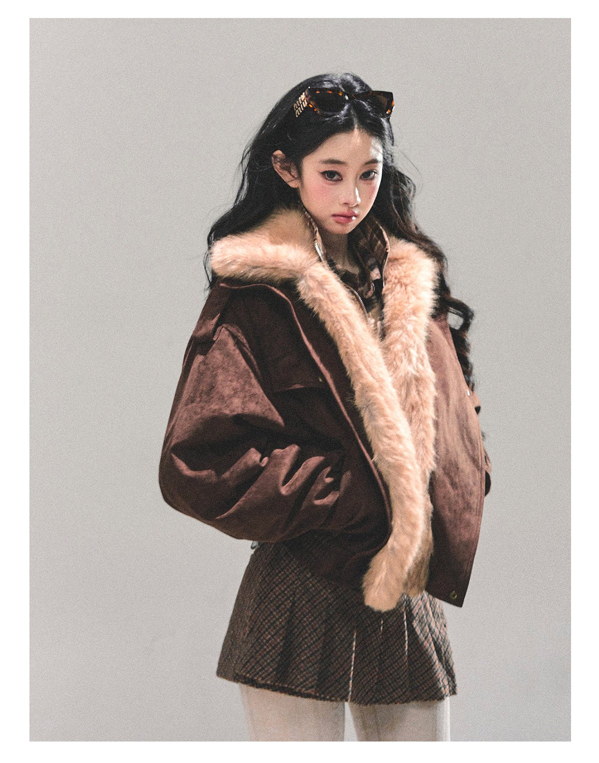 ShaoYeYan Freedom Has No End Fake Two-Layer Padded Jacket