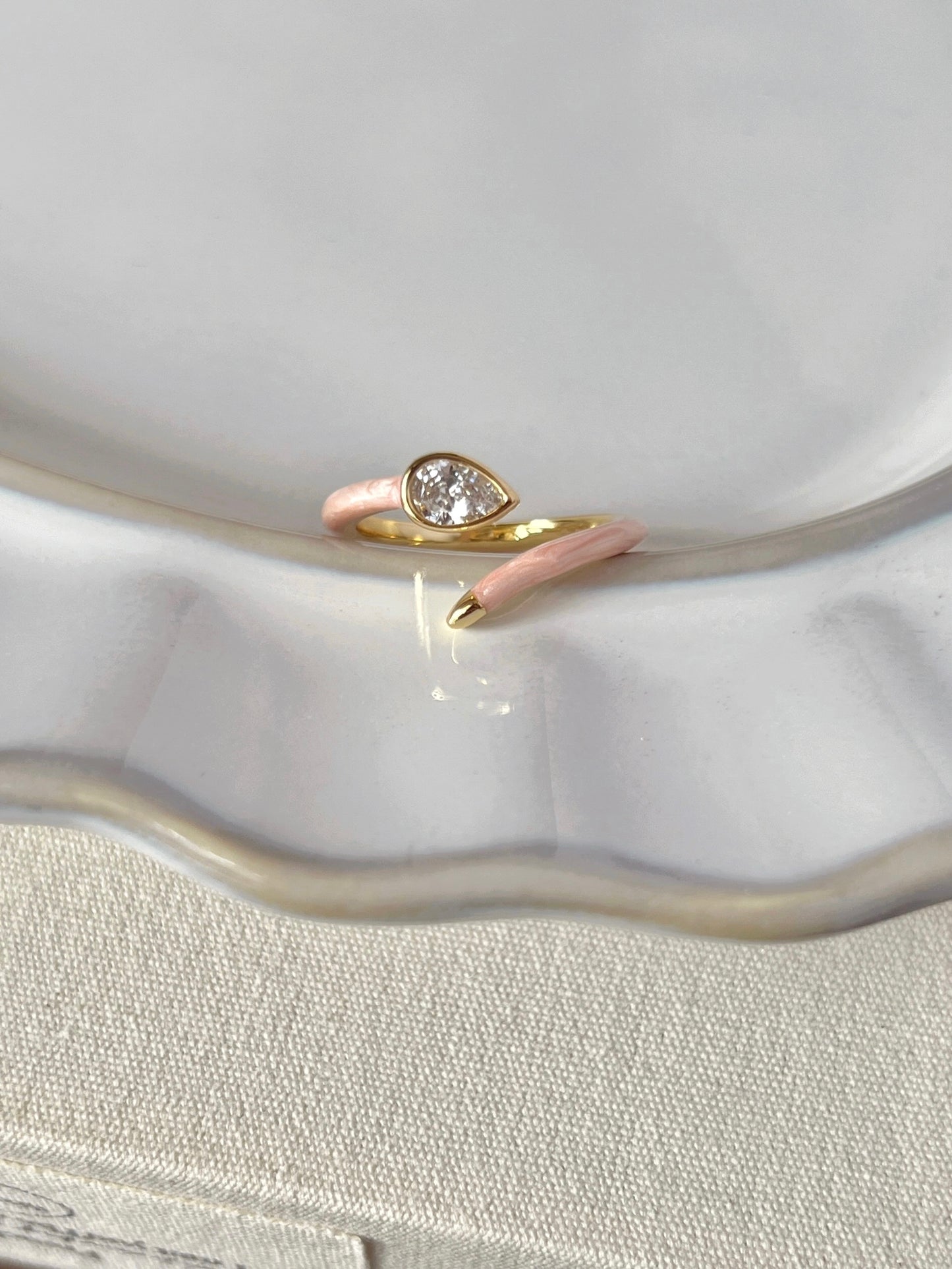 VIGVOG Blue Pearl & Gemstone Ring