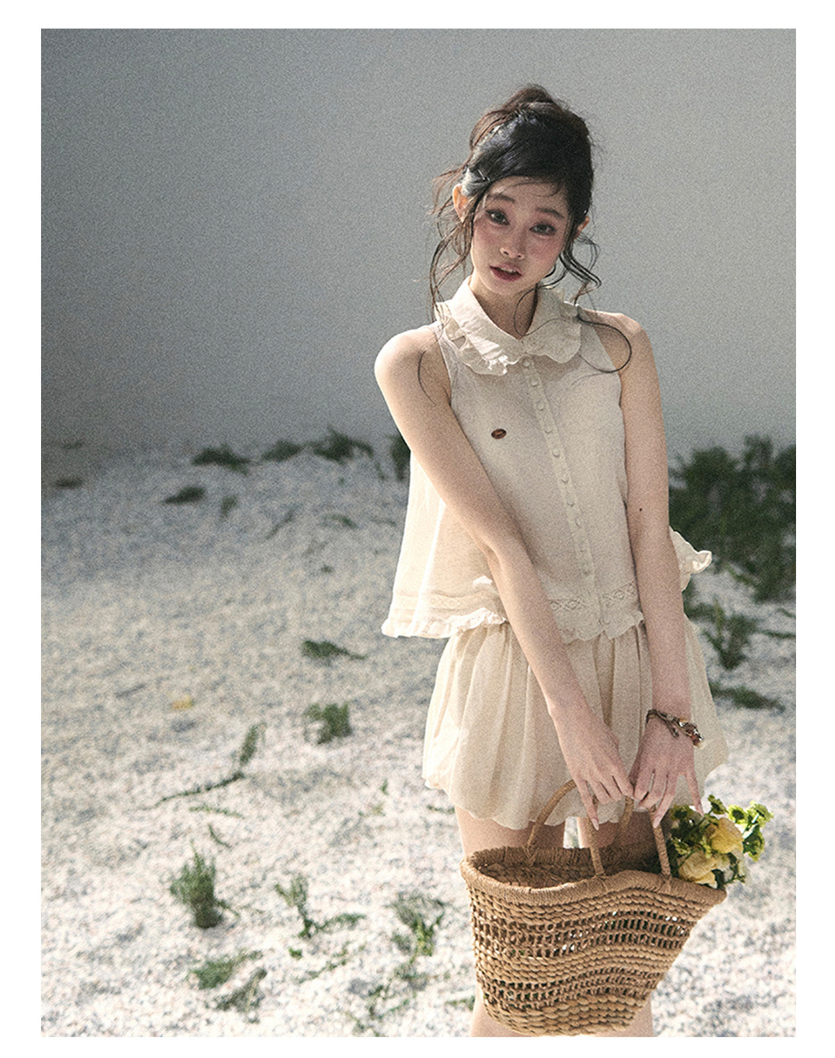 ShaoYeYan Aomalm Soft Cloud French Lace Set