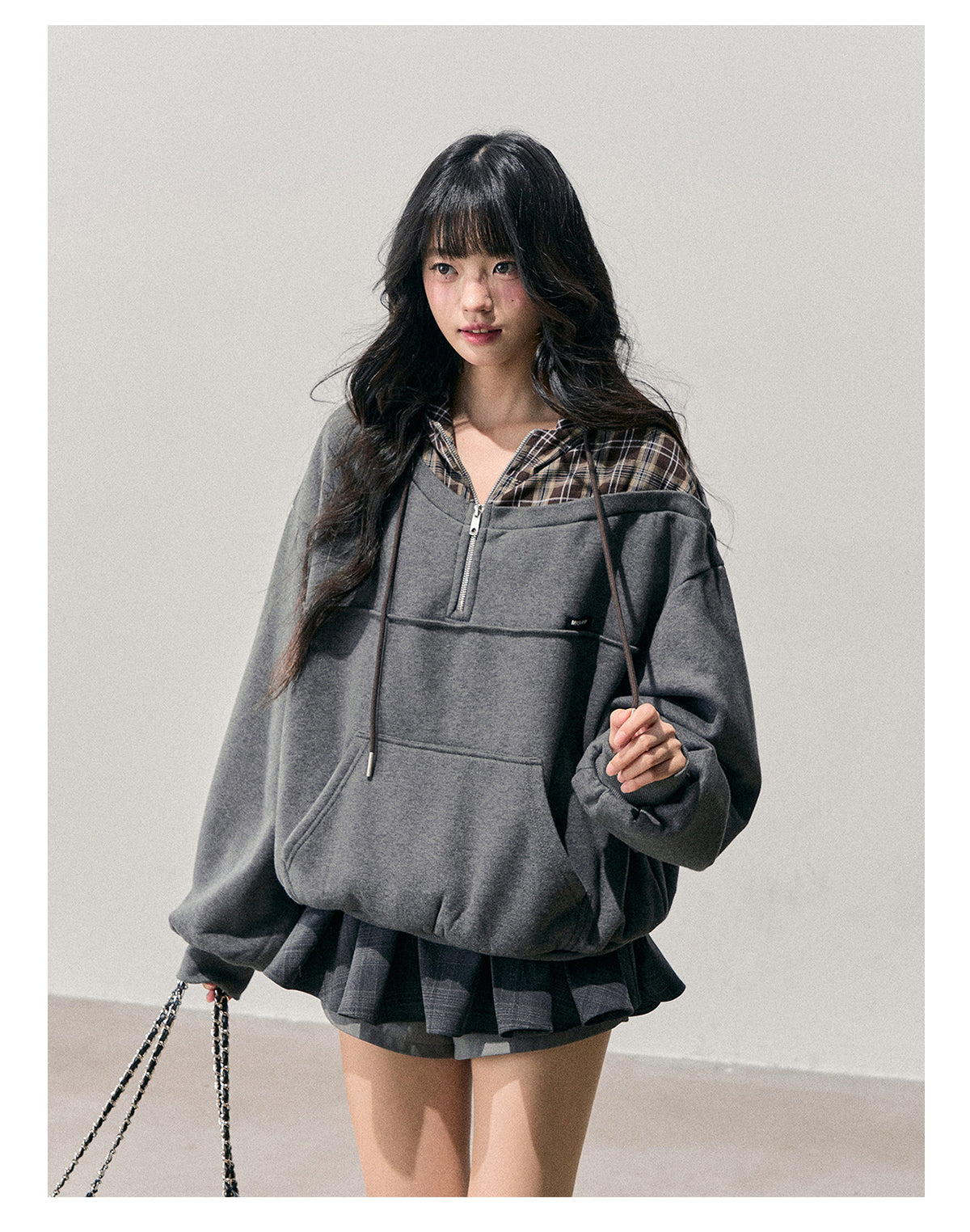 ShaoYeYan Aomalm Density of Silence Fake Two-Layer Hoodie