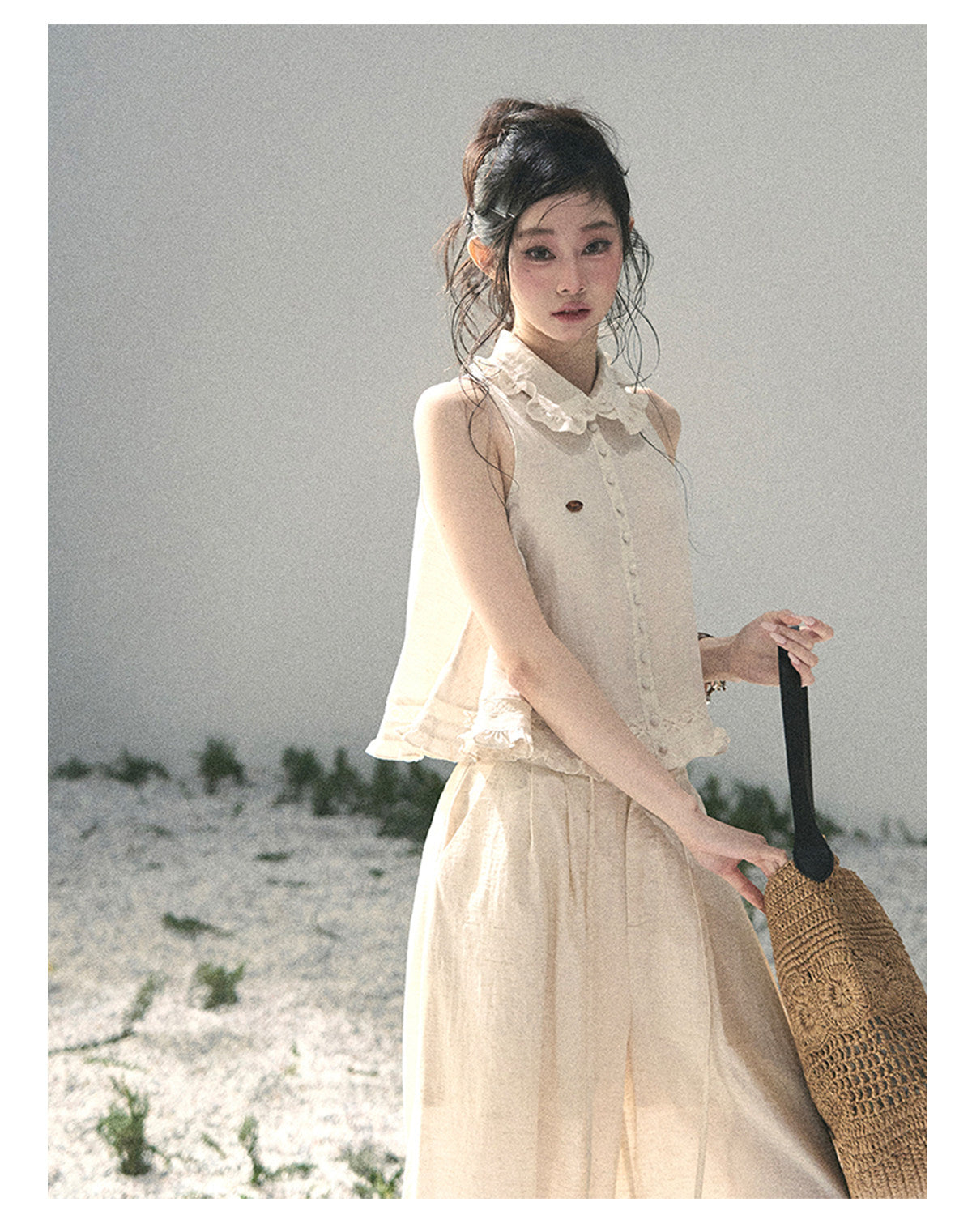 ShaoYeYan Aomalm Soft Cloud French Lace Set