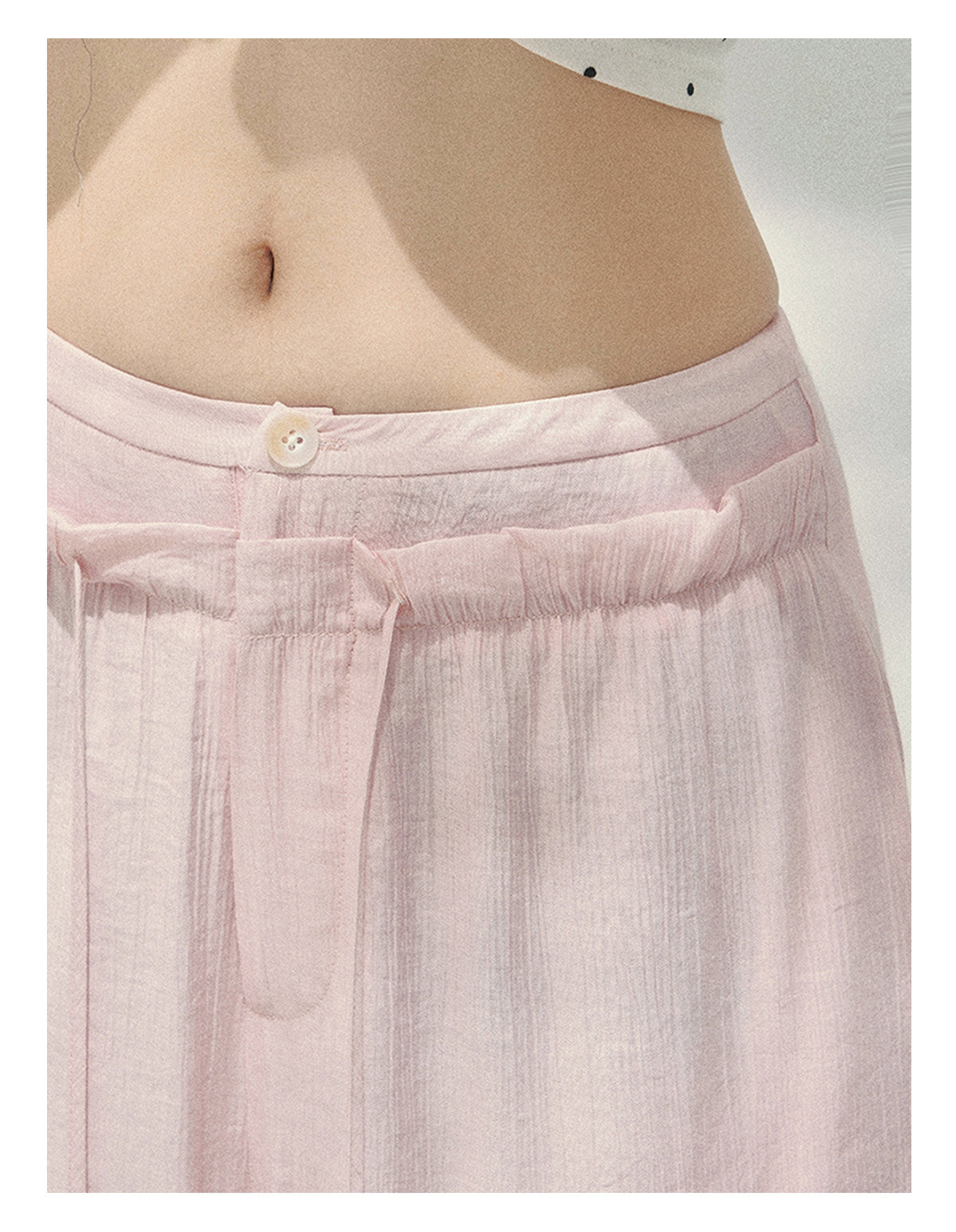 ShaoYeYan Aomalm Light Mist Wandering Wide-Leg Pants