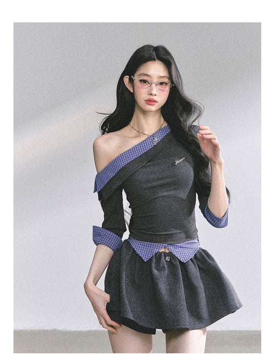 SHAOYEYAN Off-Shoulder Slimming T-Shirt