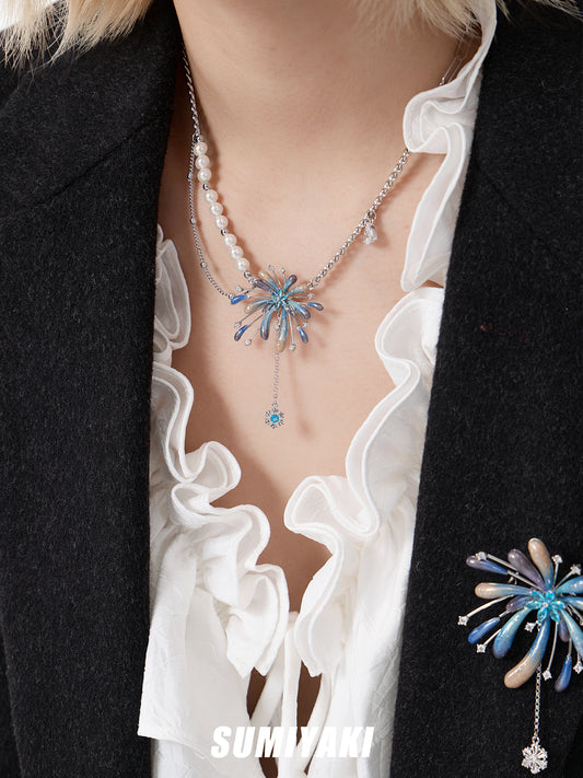 SUMIYAKI Celestial Fireworks Pearl Necklace