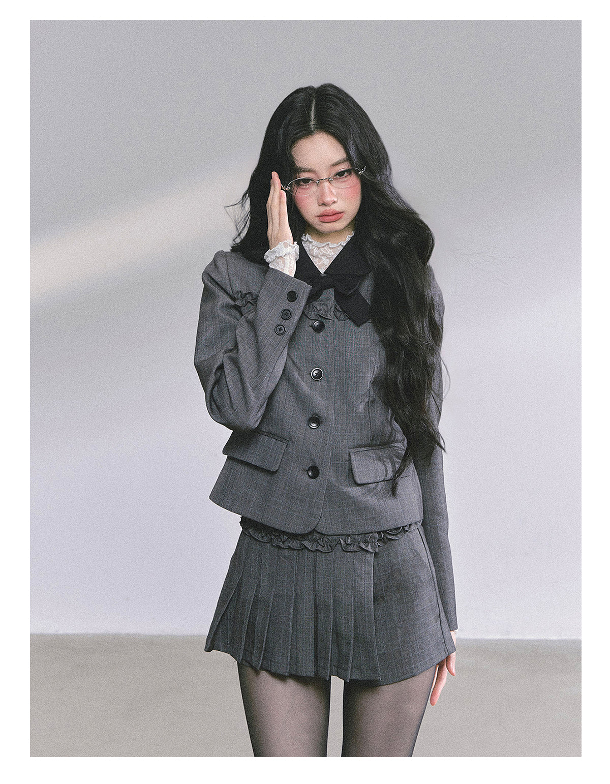 ShaoYeYan Miu-Inspired French Academy Style Two-Piece Set