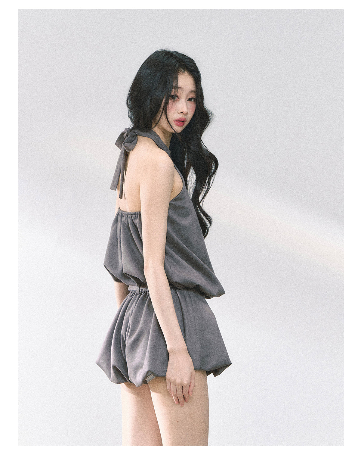 SHAOYEYAN Ginza-inspired Floral Bustier Dress