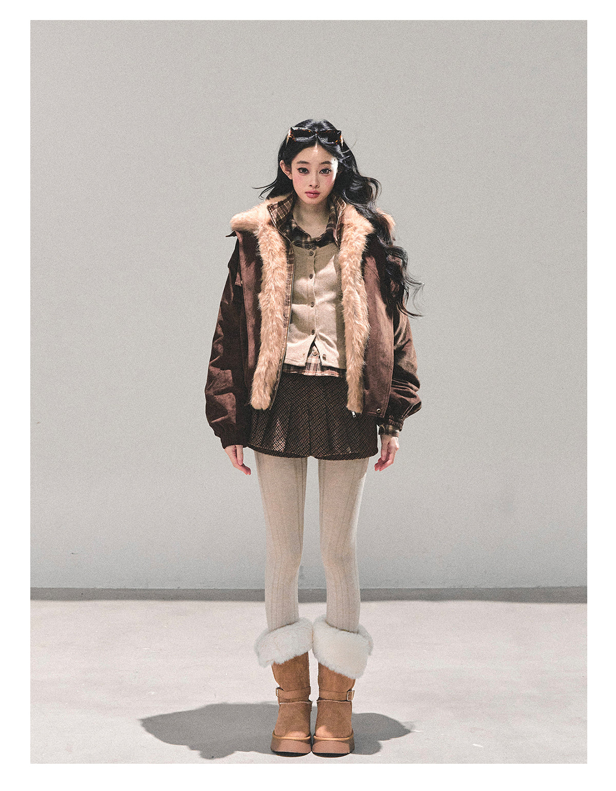 ShaoYeYan Freedom Has No End Fake Two-Layer Padded Jacket