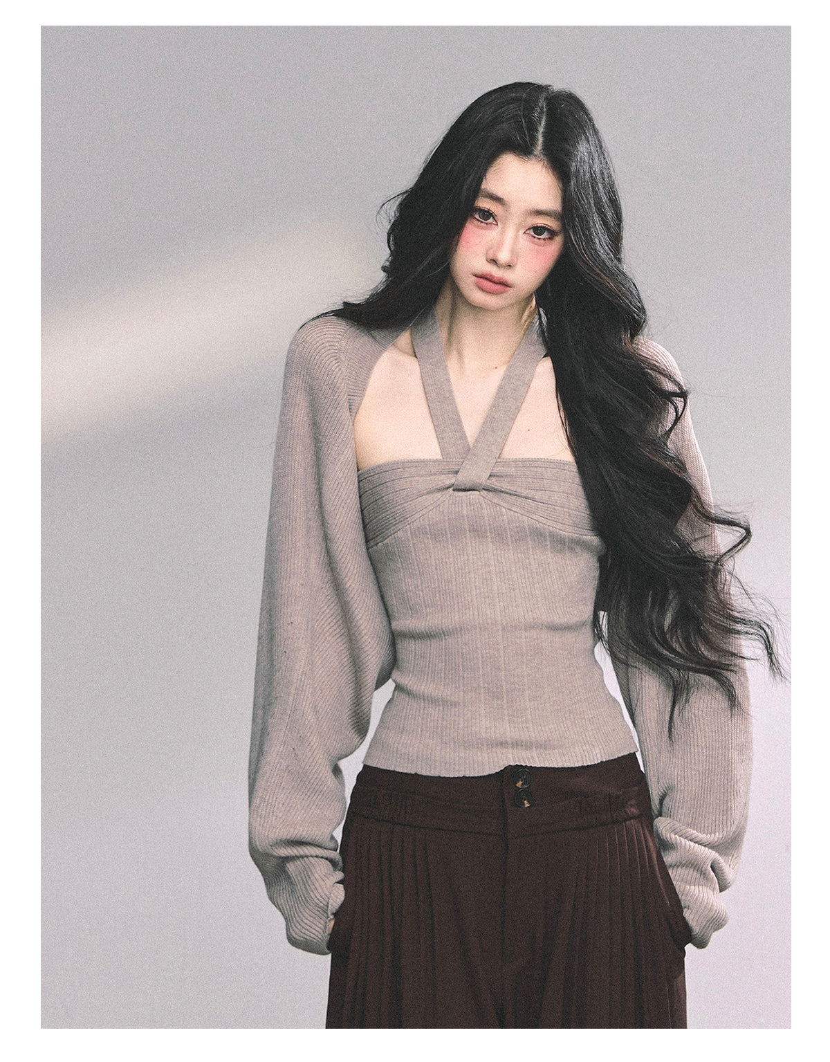 ShaoYeYan Spoiled Heiress French Knit Set