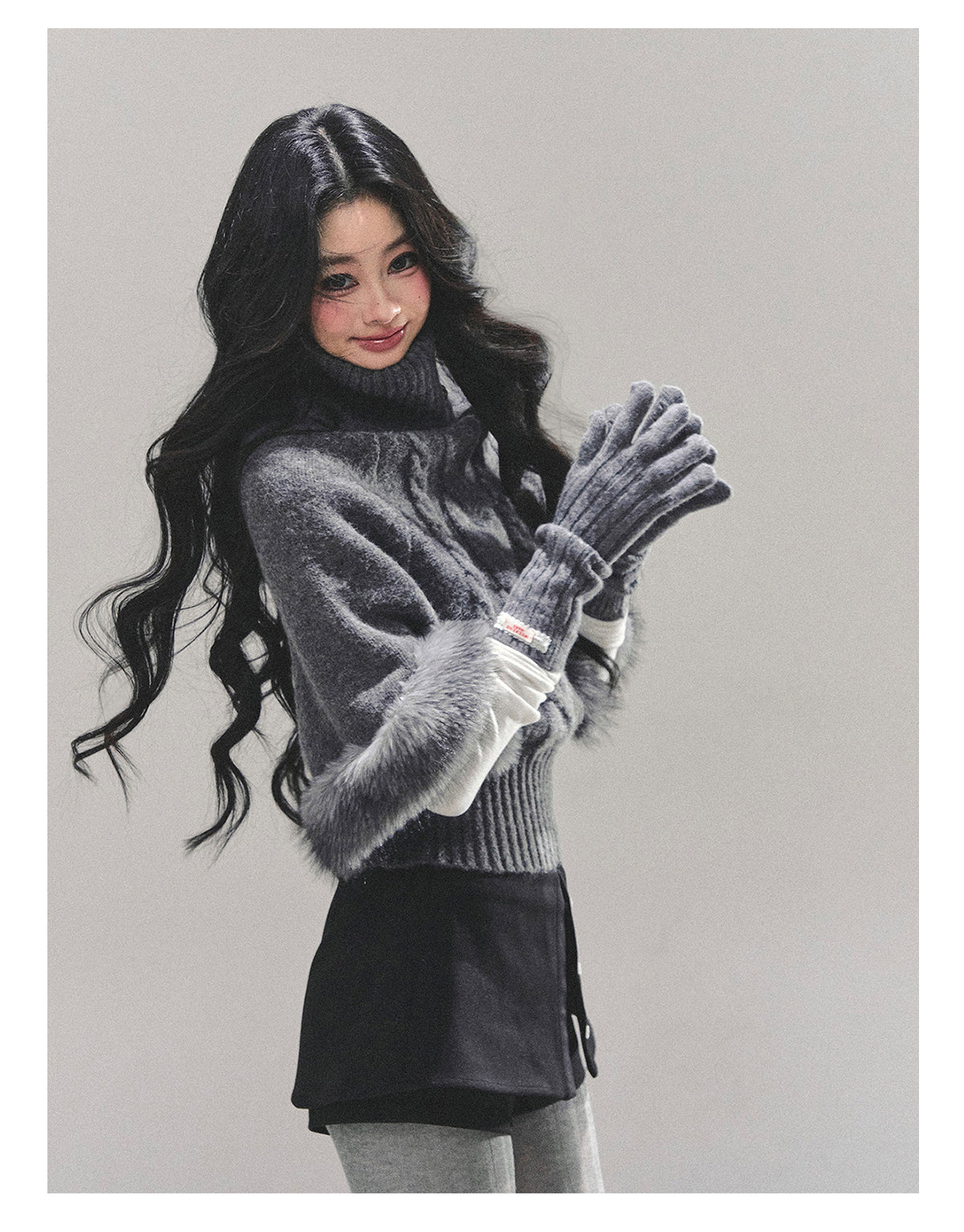 ShaoYeYan Only She Remains Awake Mohair Sweater