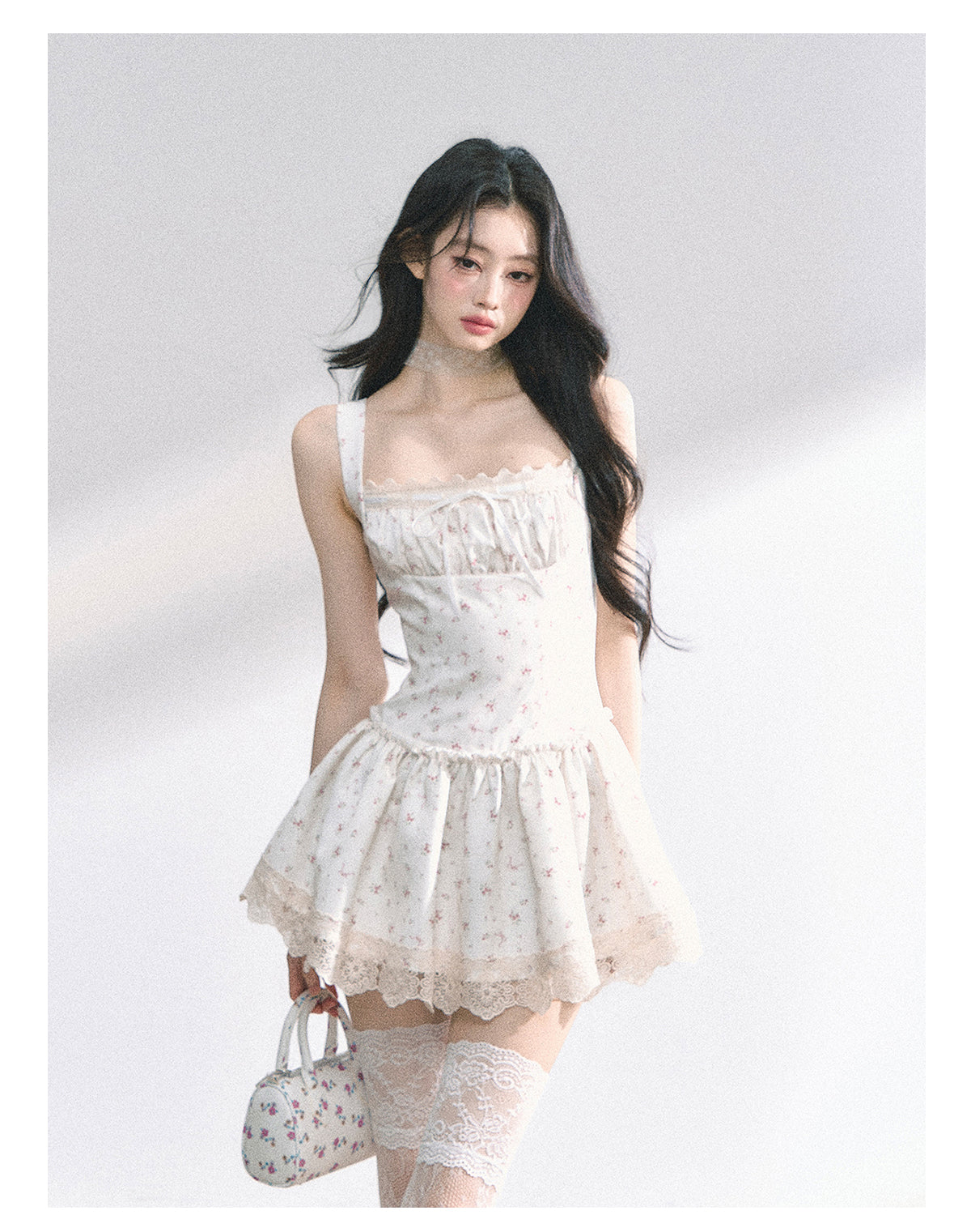 SHAOYEYAN French Lace Babydoll Dress