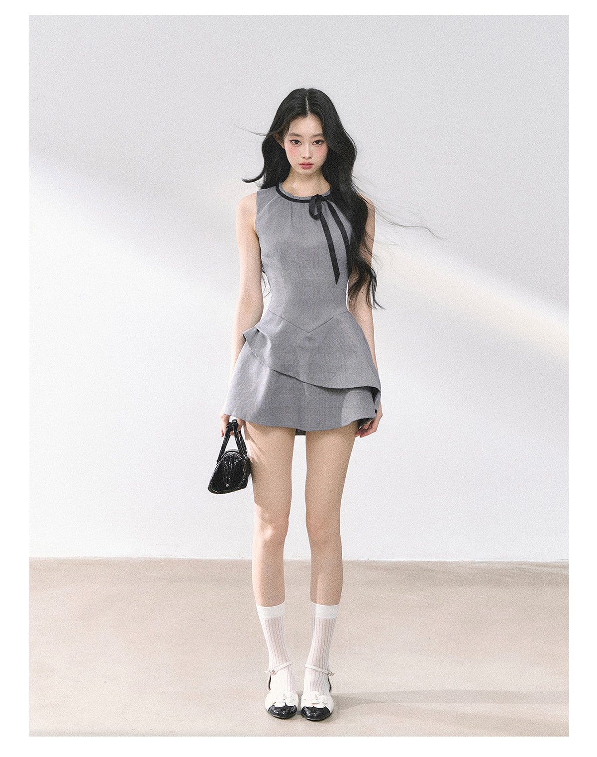 SHAOYEYAN Gray Puff Dress