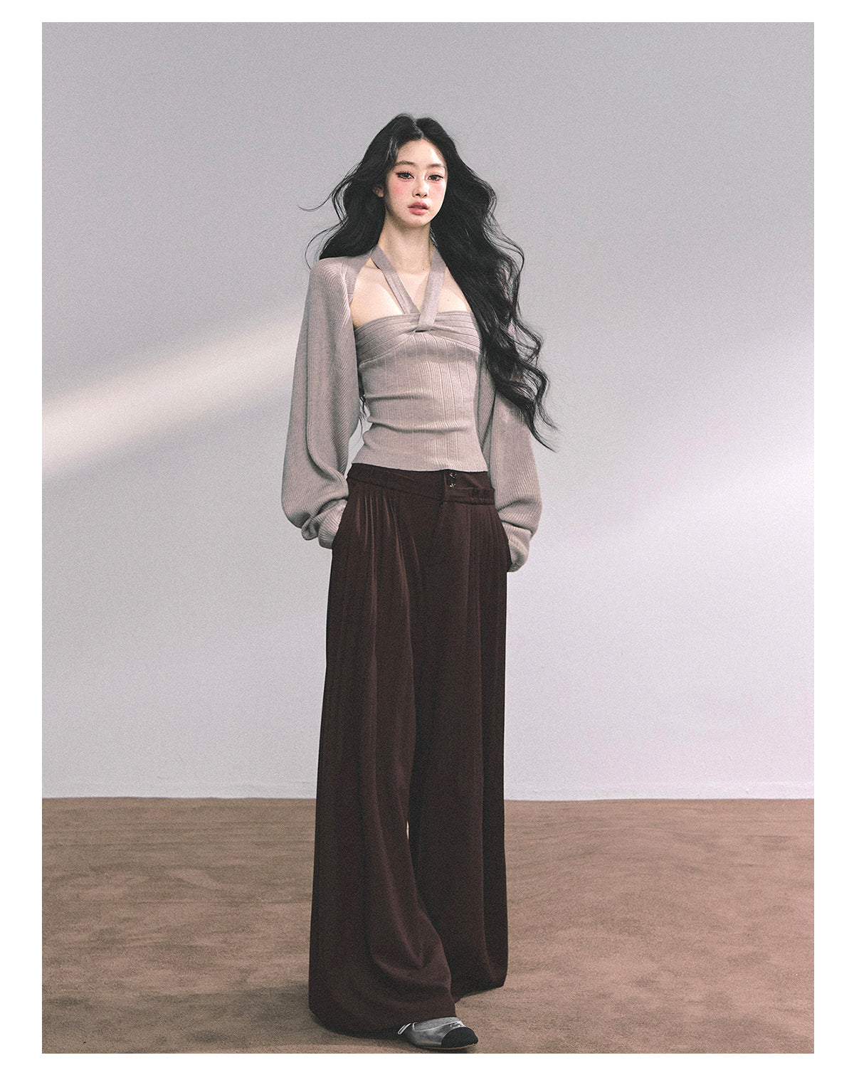 ShaoYeYan Spoiled Heiress French Knit Set