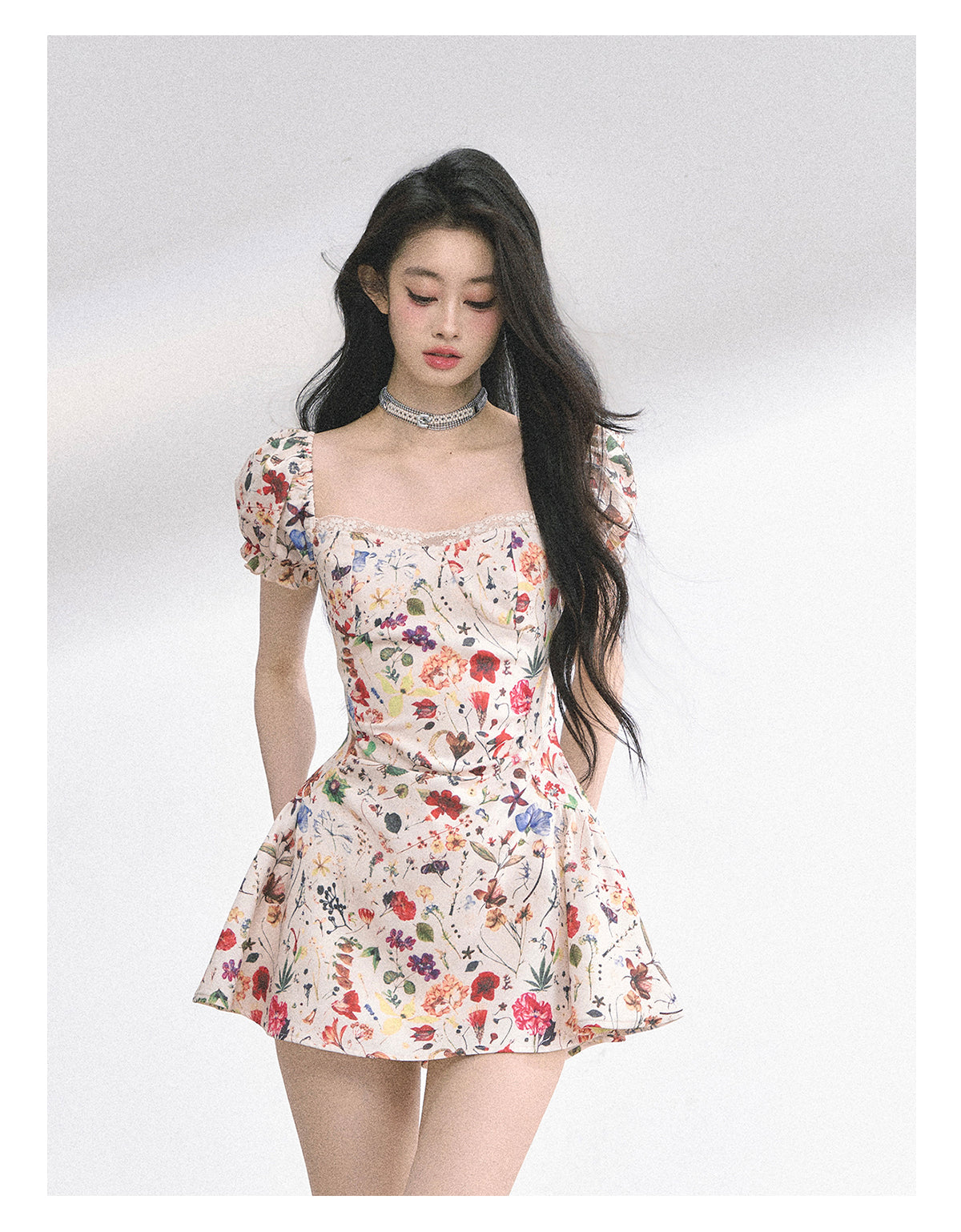 SHAOYEYAN French Floral Lace Sundress