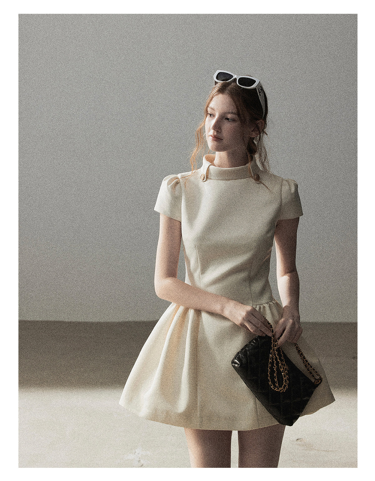 ShaoYeYan Aomalm Light Above the Clouds French Satin Dress