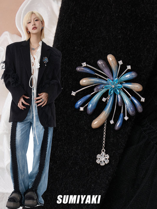 SUMIYAKI Handcrafted Fireworks Brooch