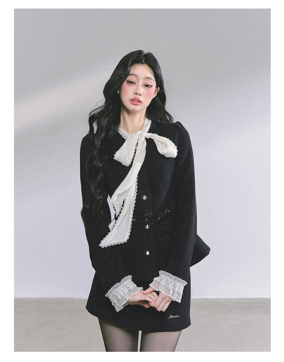 ShaoYeYan French Elegant Heiress Style Slim-Fit Blazer