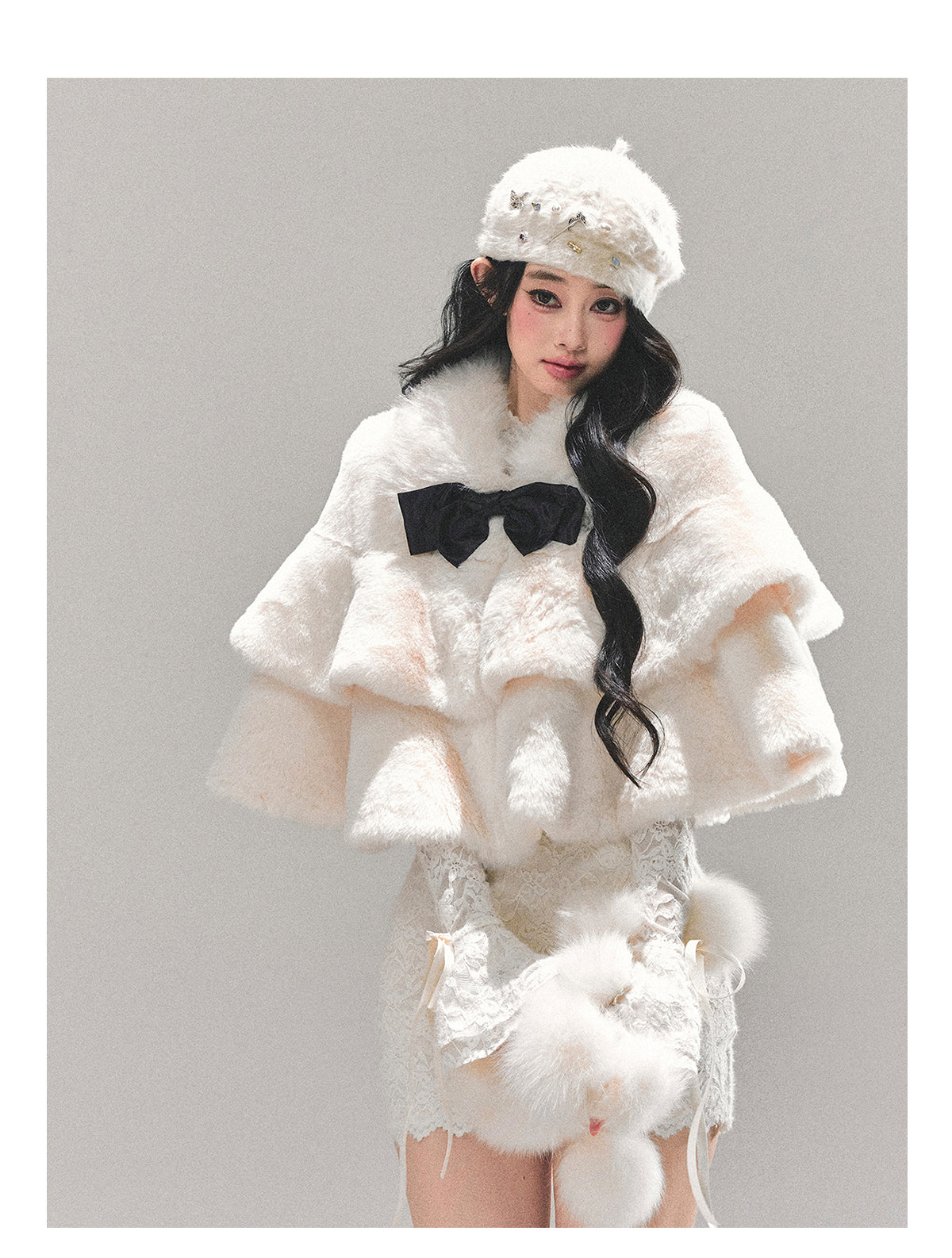 ShaoYeYan Full Moon Moment Long Sleeve Lace Dress