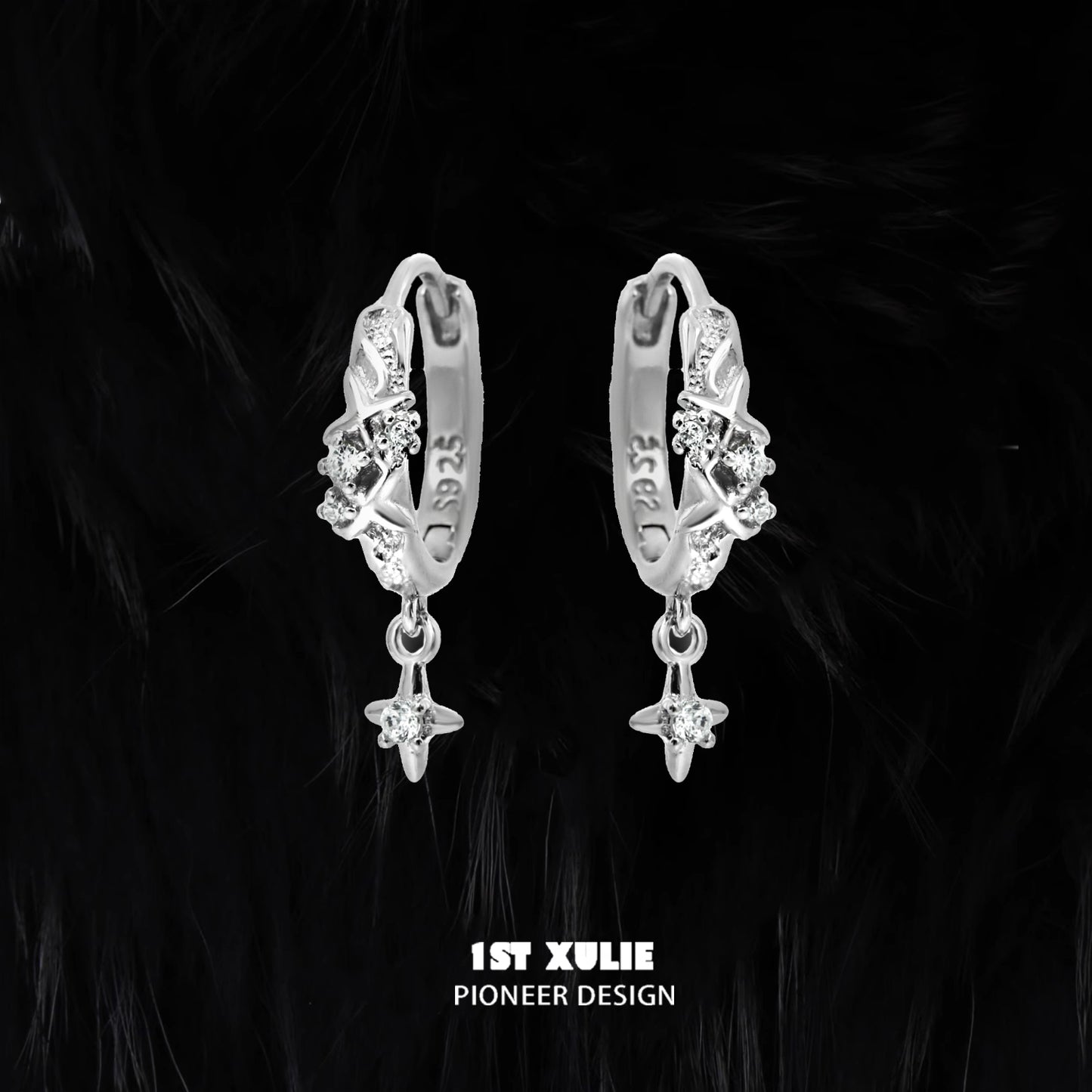 1ST XULIE Sterling Silver Ear Cuffs