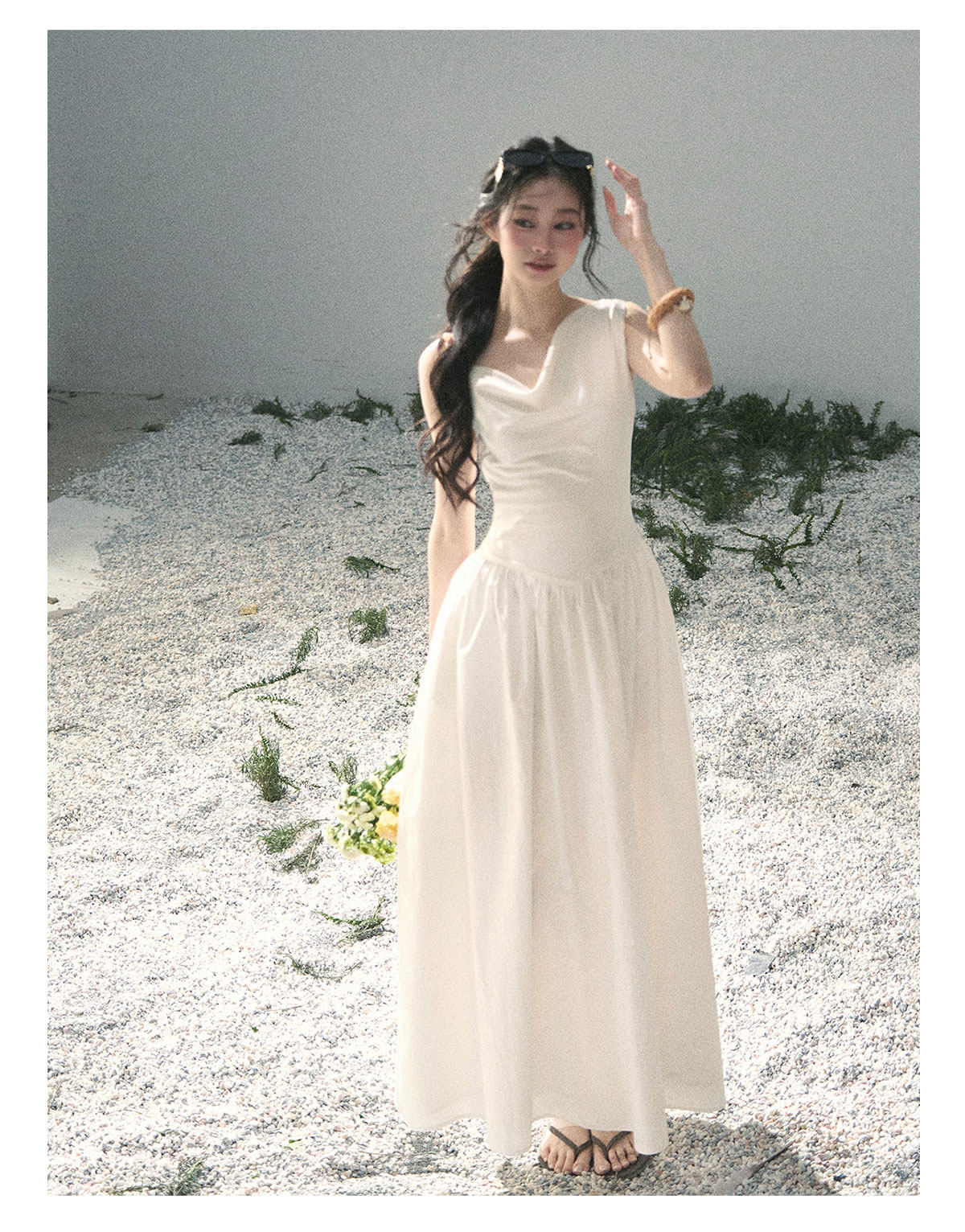 ShaoYeYan Aomalm Moonlight Sonata French Elegant Sleeveless Dress