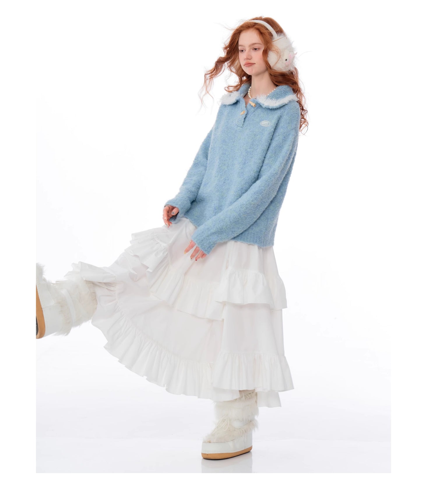 ziziFei Polo Collar Sweater