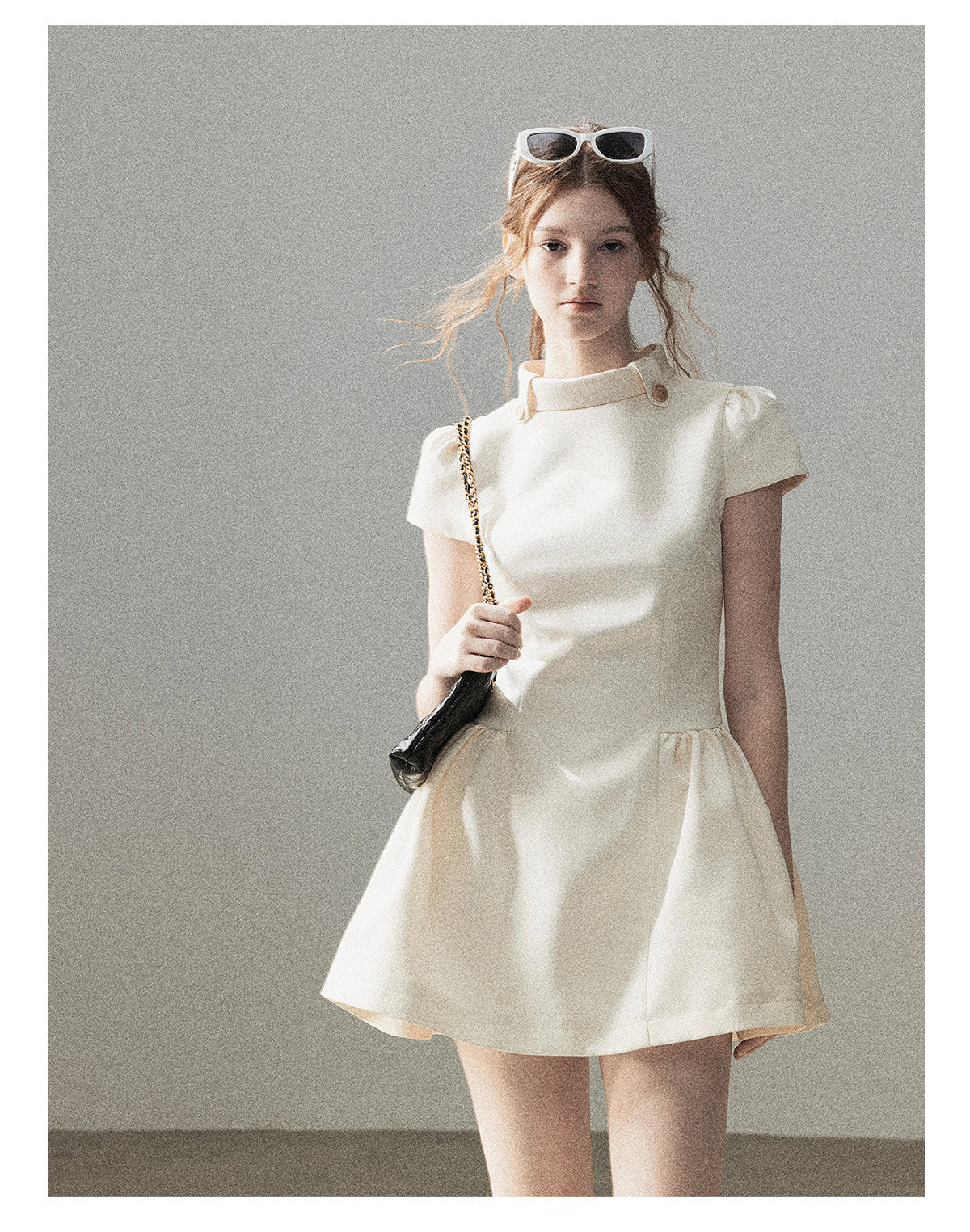 ShaoYeYan Aomalm Light Above the Clouds French Satin Dress
