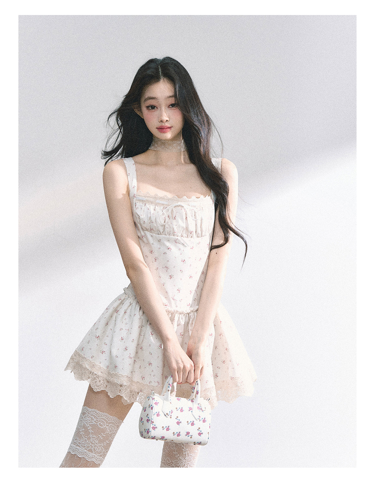 SHAOYEYAN French Lace Babydoll Dress