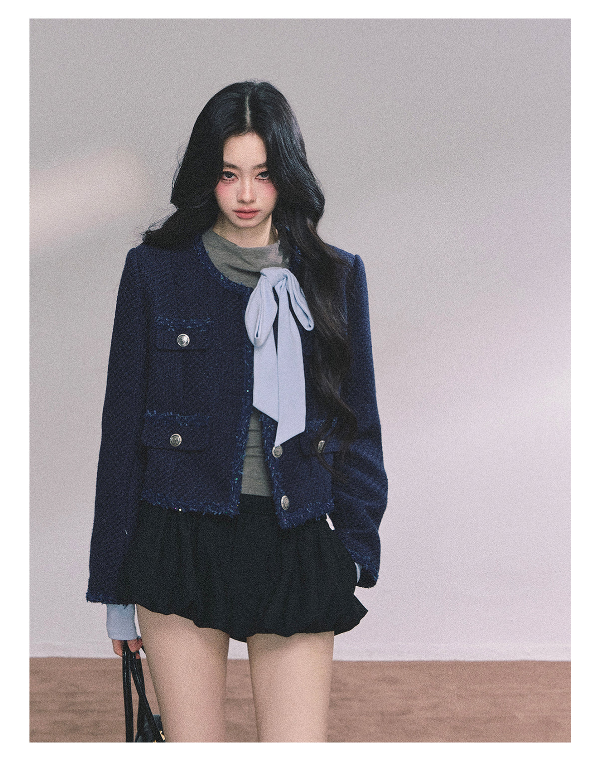 ShaoYeYan French Sweet Fragrance Island Loose Fit Tweed Jacket