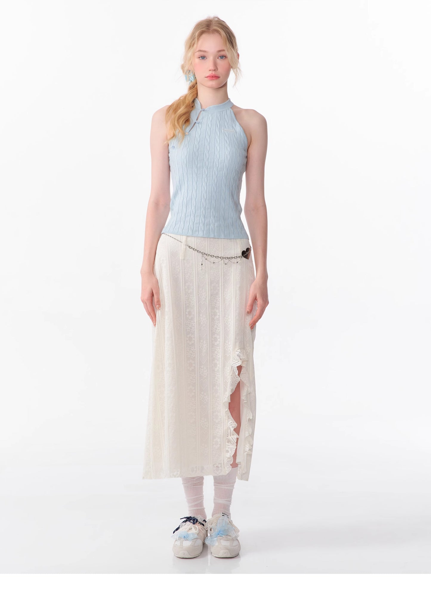 ZiziFei High Waist Ruffled Skirt