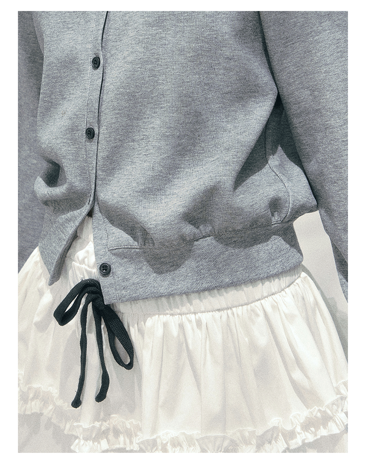 ShaoYeYan Aomalm Hyde Diary Fake Two-Layer American Sweater
