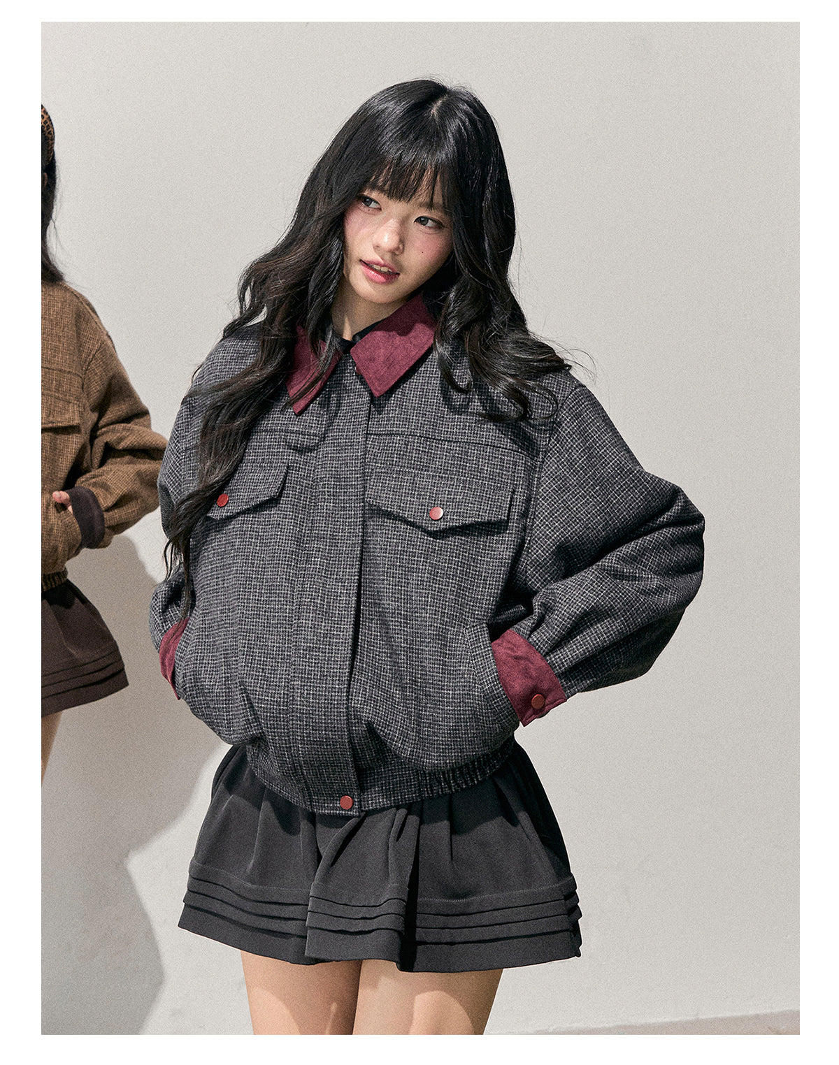 ShaoYeYan Aomalm As the Wutong Leaves Fall Audrey-Style Wool Set