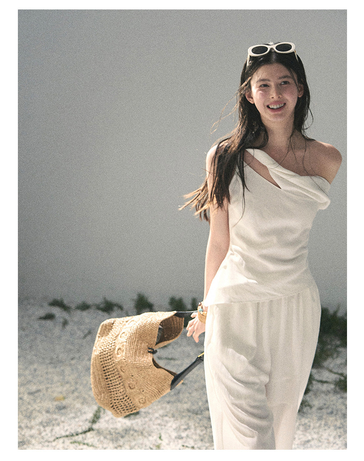 ShaoYeYan Aomalm Clouds Fall on Shoulder Minimalist Casual Set