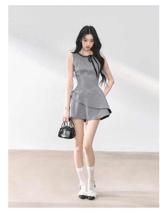 SHAOYEYAN Gray Puff Dress