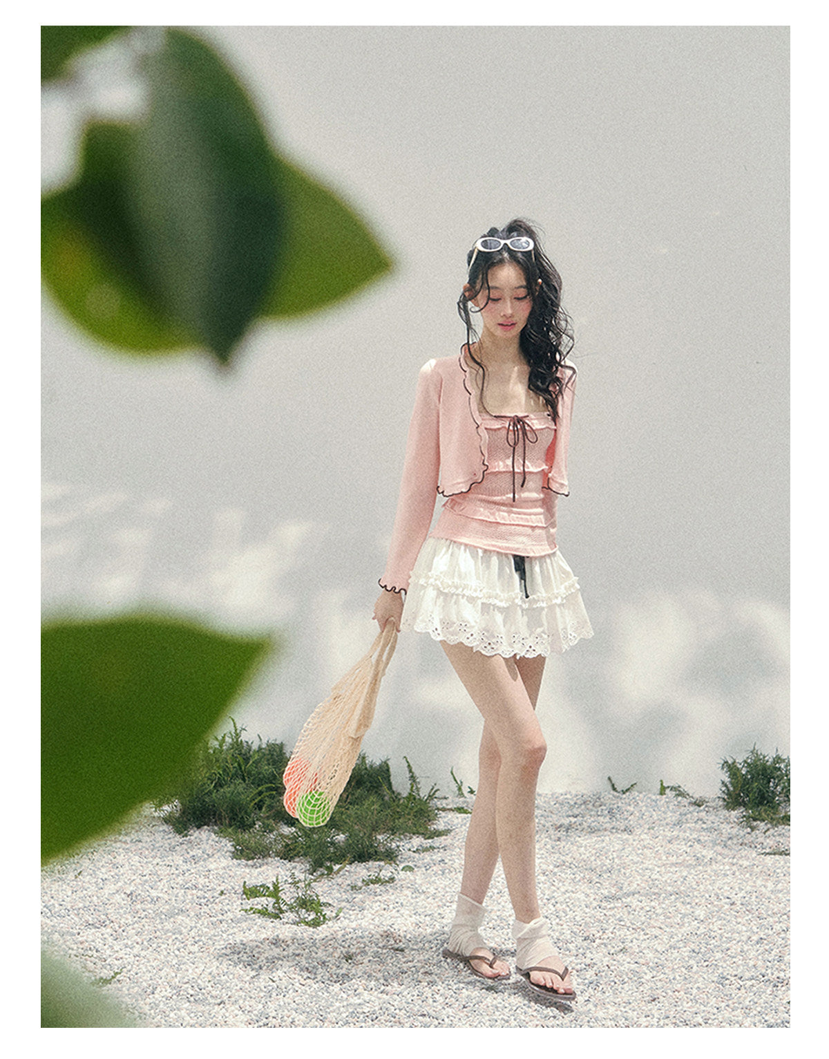 ShaoYeYan Aomalm Passing Through Her Dream French Sweet Knit Set