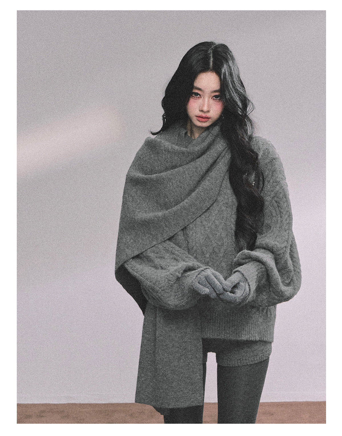 ShaoYeYan Zurich Exchange Student Korean Lazy Style Set