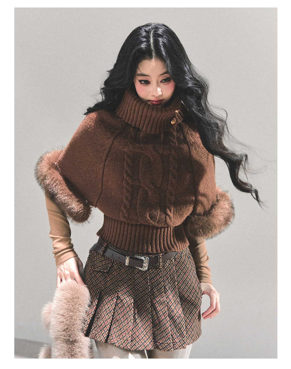 ShaoYeYan Only She Remains Awake Mohair Sweater