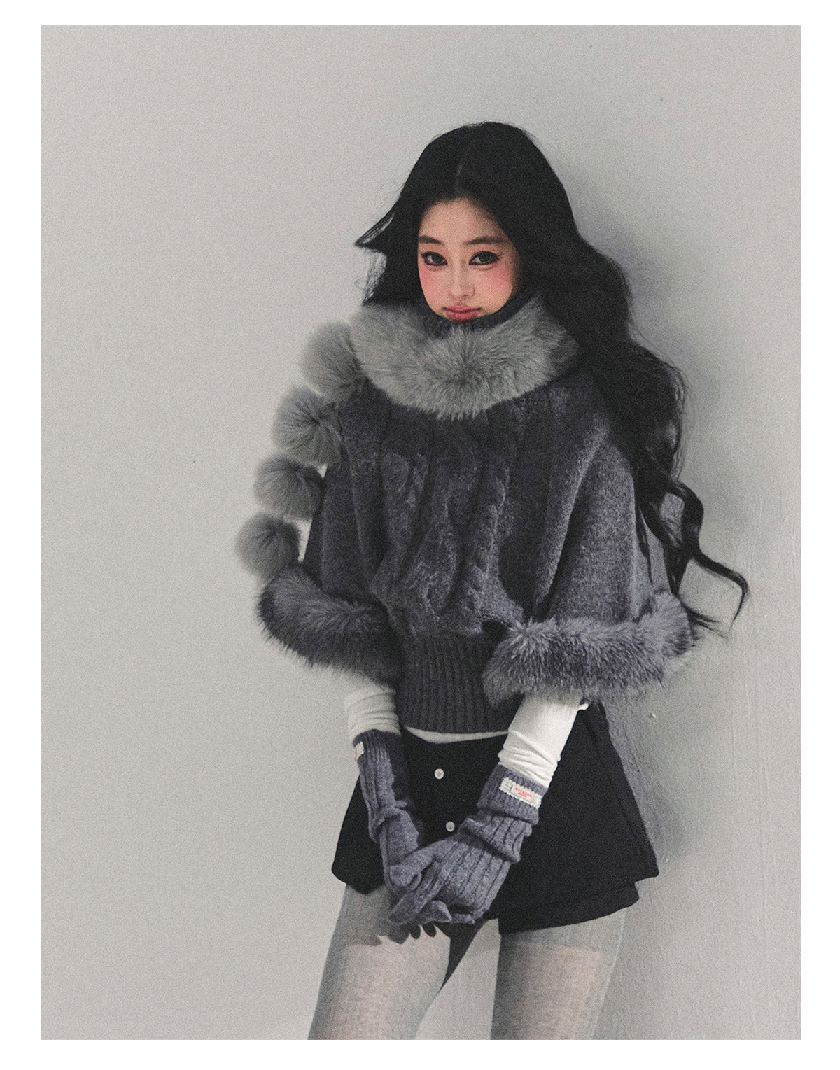 ShaoYeYan Only She Remains Awake Mohair Sweater