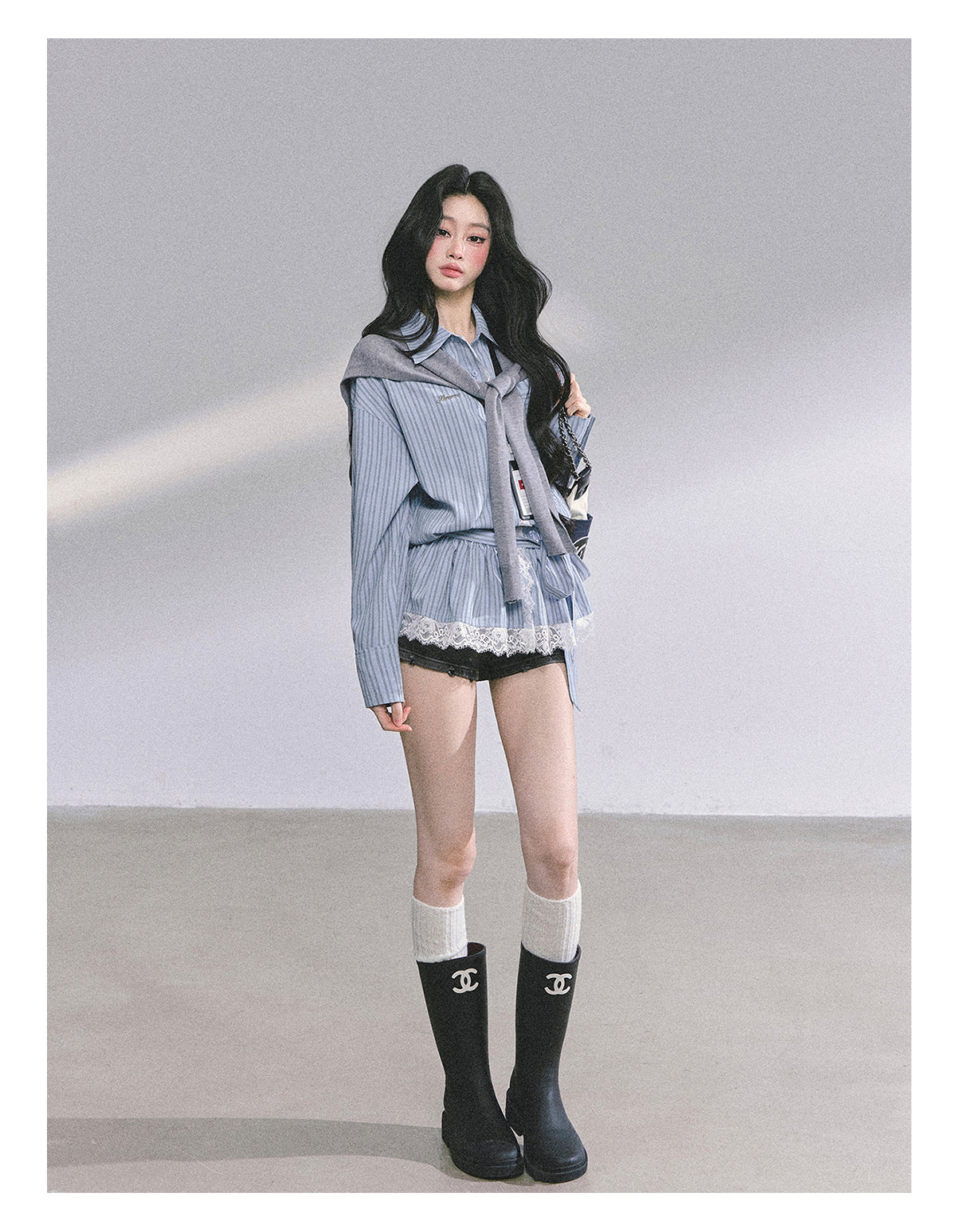 ShaoYeYan Chic Intellectual French Lace Blouse
