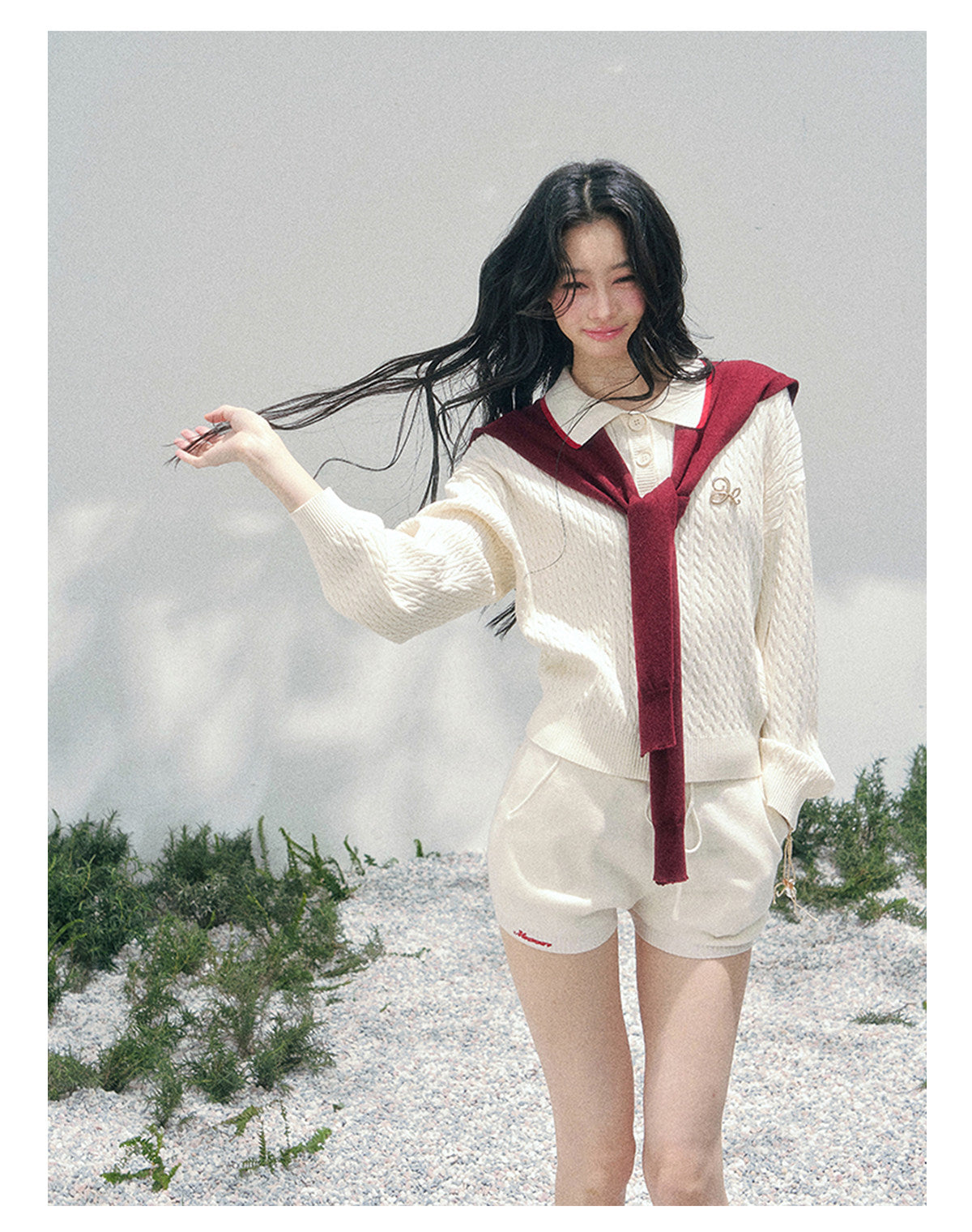 ShaoYeYan Aomalm Liz Senior Gentle Style Knit Set