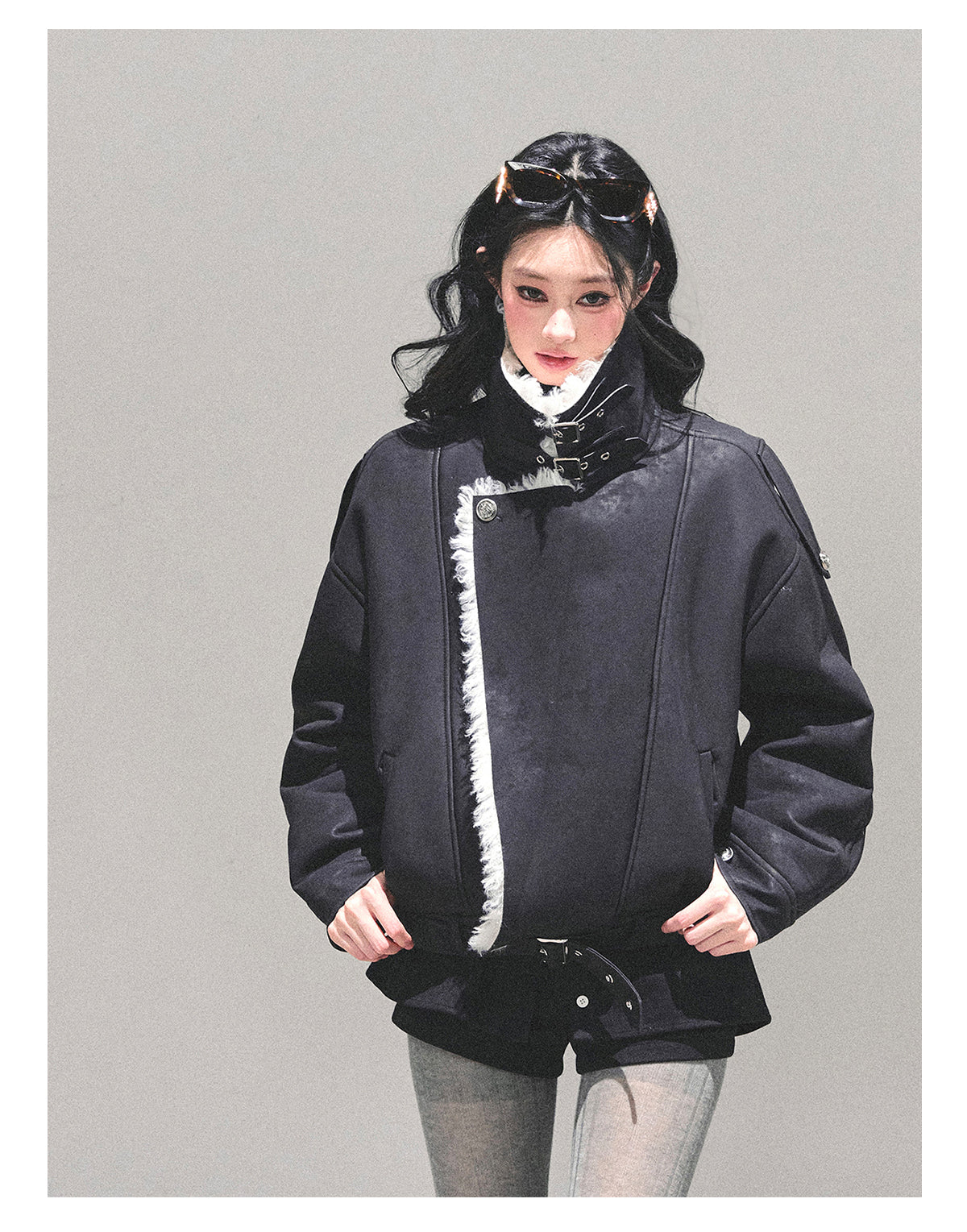 ShaoYeYan Time's Reef Fur-Trimmed Padded Coat