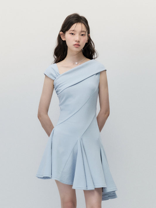 ANNATTO 'Seaside Window' Asymmetric Hem Dress