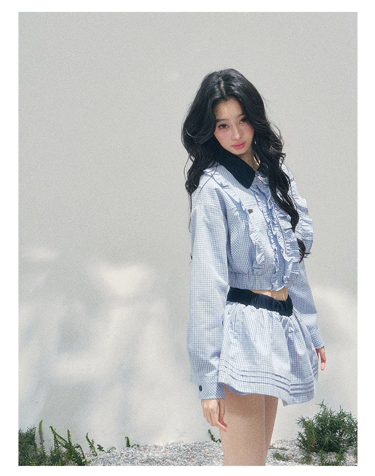 ShaoYeYan Aomalm British Style Plaid Academia Set