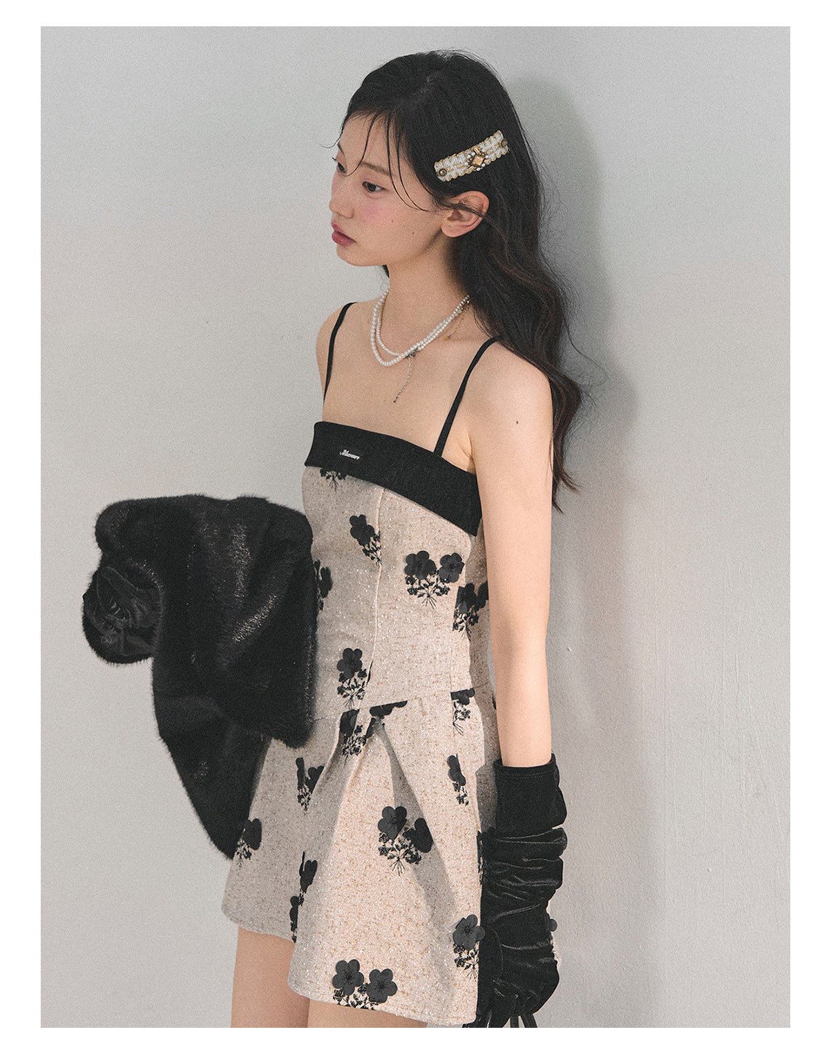 ShaoYeYan Aomalm Moss Whispers Two-Piece Dress