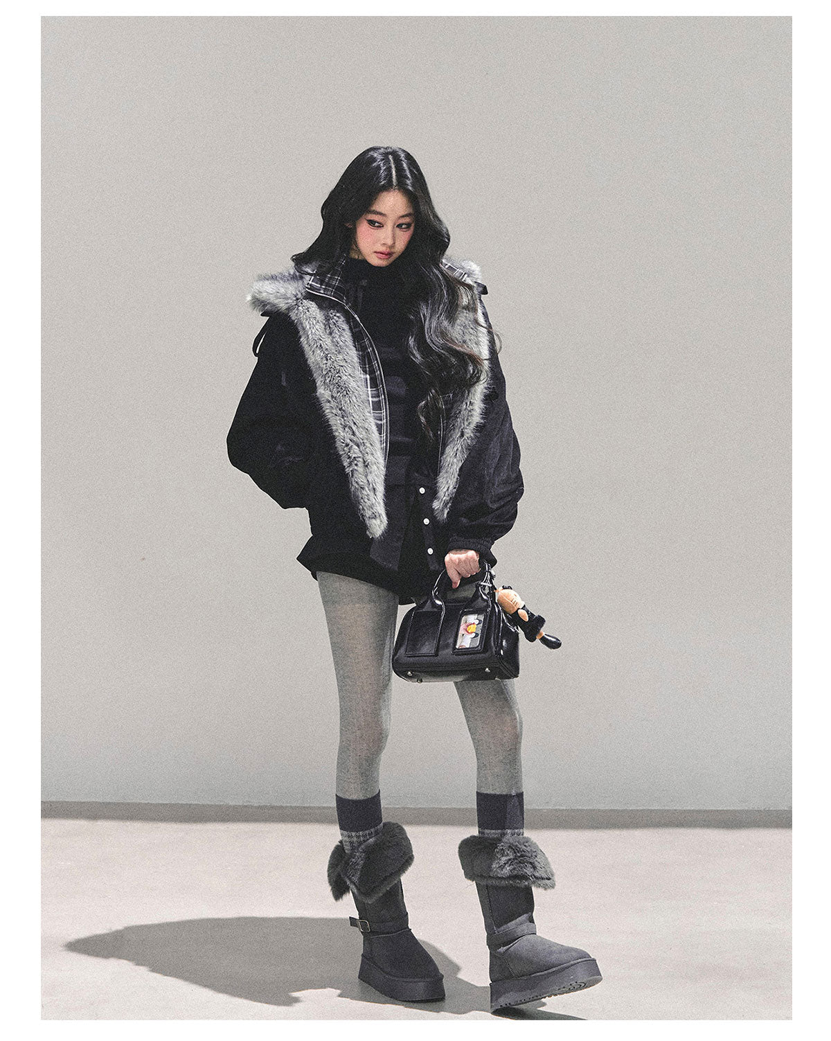 ShaoYeYan Freedom Has No End Fake Two-Layer Padded Jacket