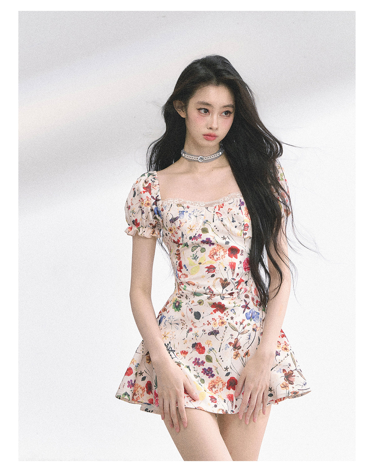 SHAOYEYAN French Floral Lace Sundress