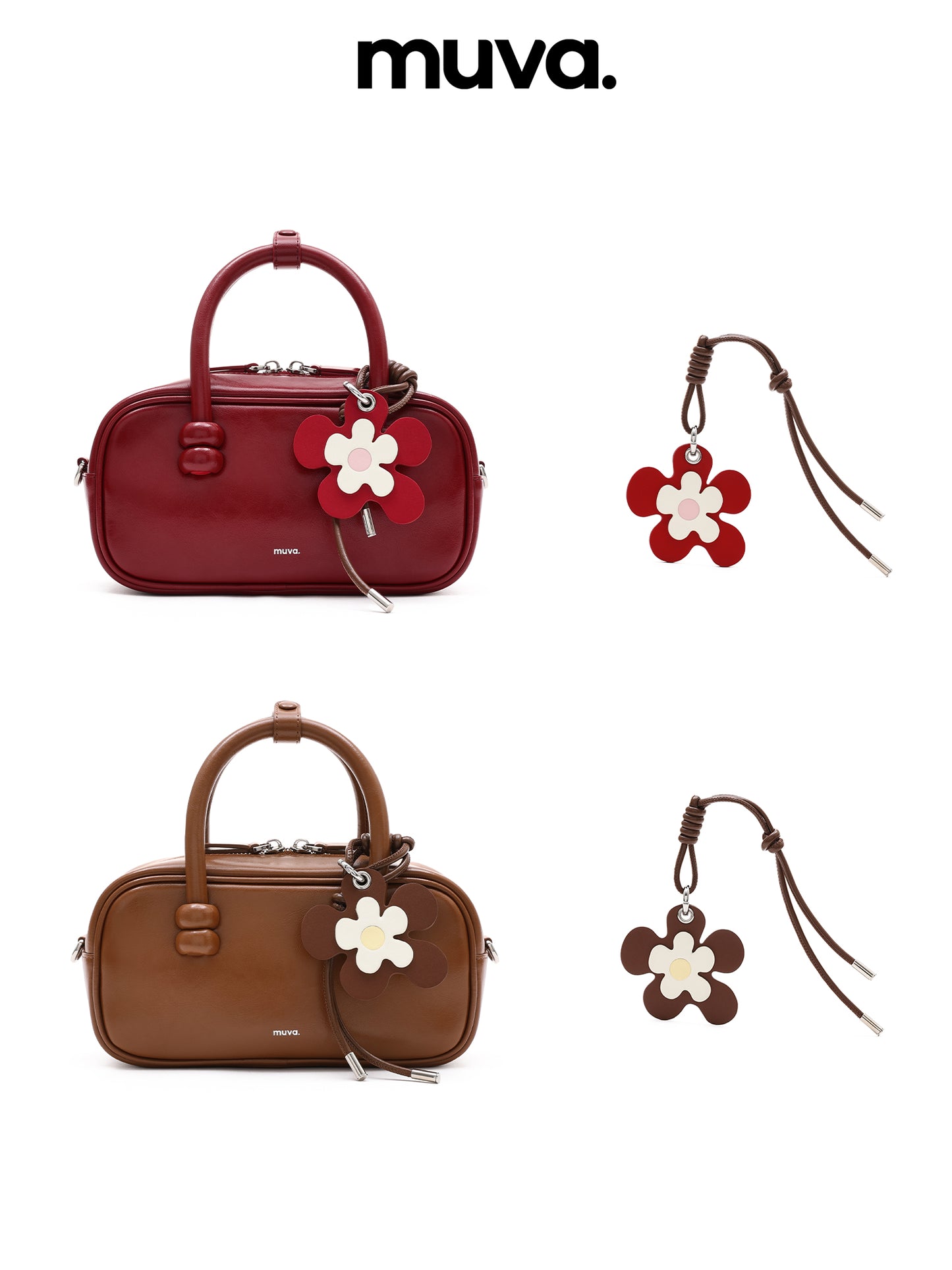 MUVA "Blooming Joy" Floral Bag Charm